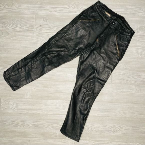 Vintage walkers riding apparel western wear horseback riding leather Pants small